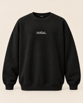 DOĞAL. Nakışlı Sweatshirt — ana ürün görünüşü, sıcak bej stüdyo fonu